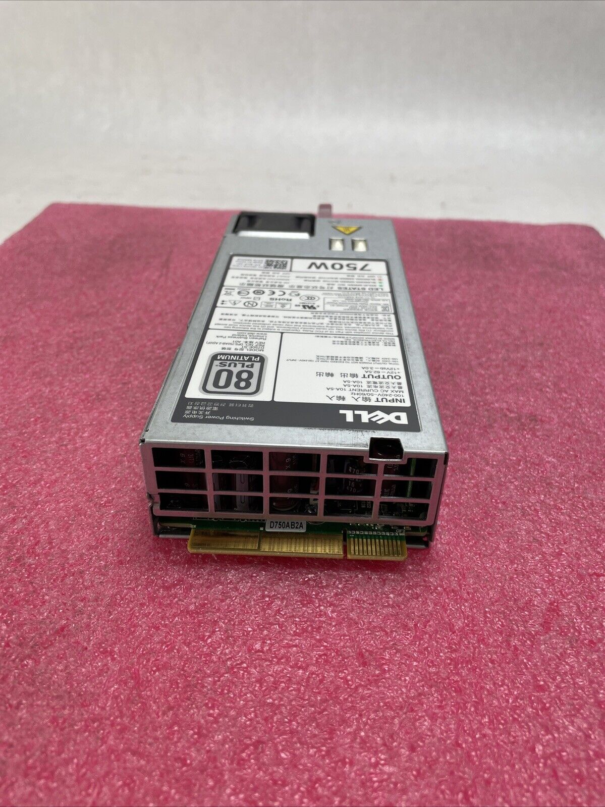 Dell Switching Power Supply D750E-S1 80 Plus 750W Power Supply