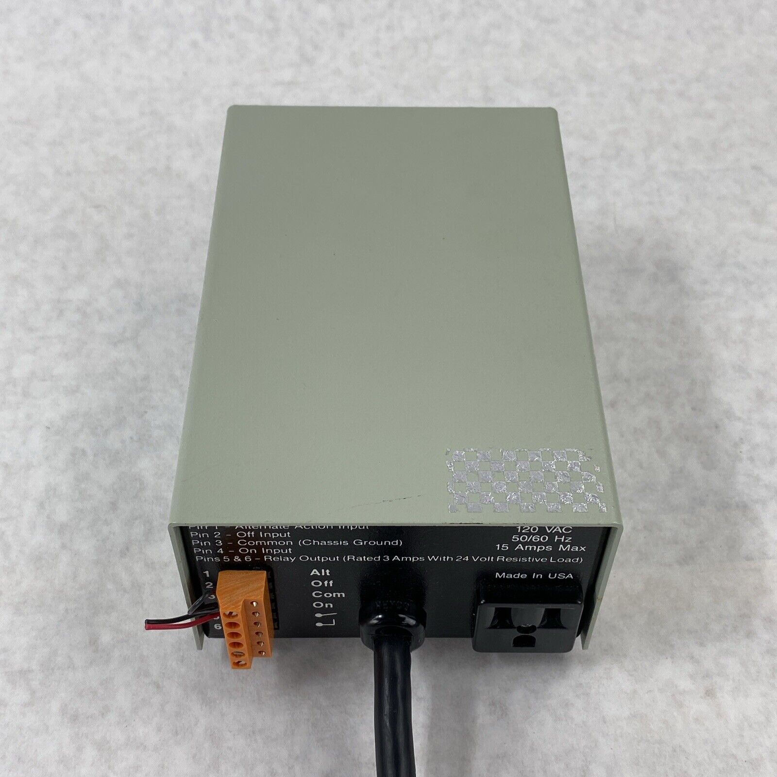 York Controls PB-1/15 Universal Power Box 120VAC 50/60 Hz 10A