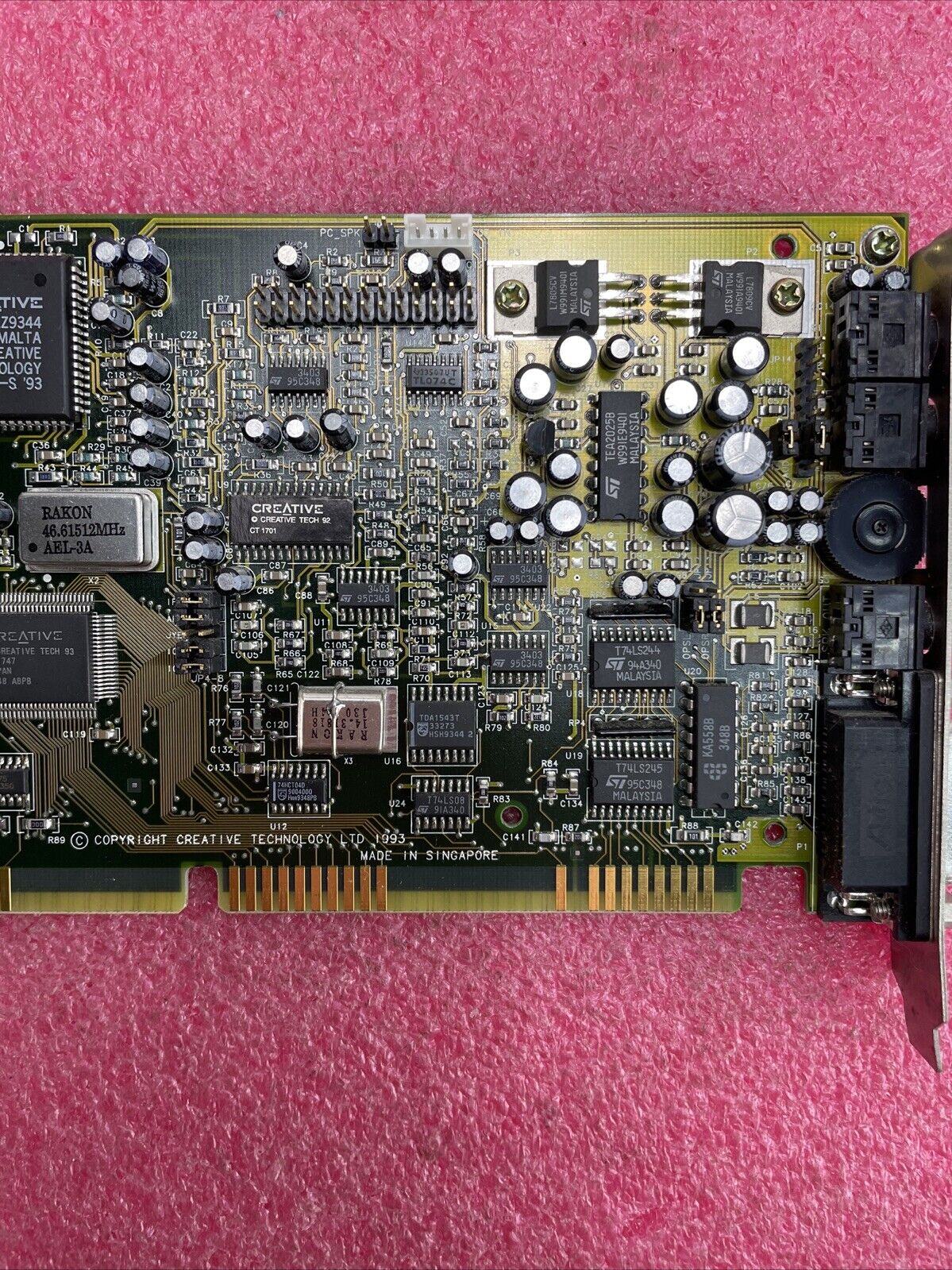 Creative Labs CT2740 Sound Blaster 16 ISA Audio Card