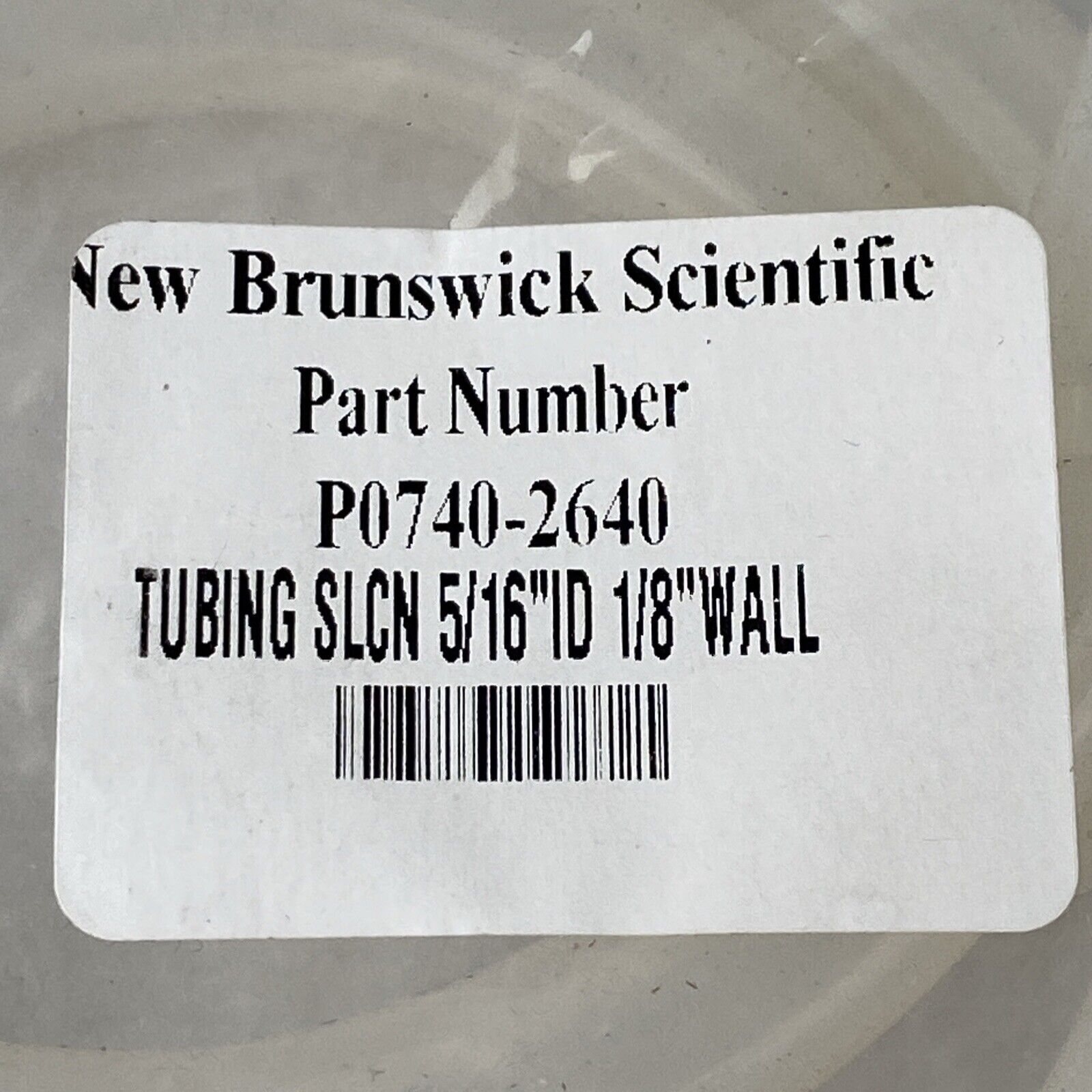 New Brunswick Scientific P0740-2640 Tubing Silicon 5/16"ID 1/8"Wall