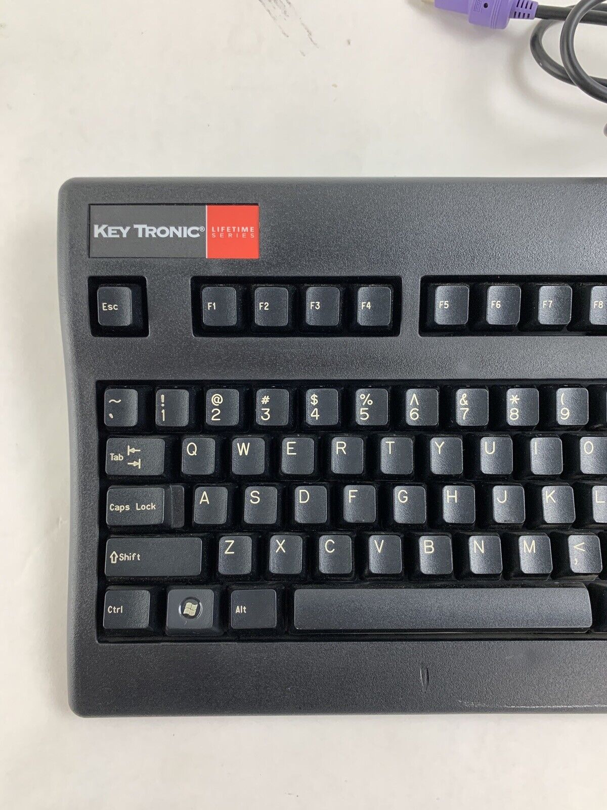 Vintage Lifetime by Keytronic Designer-P2 Wired Black Keyboard Tested