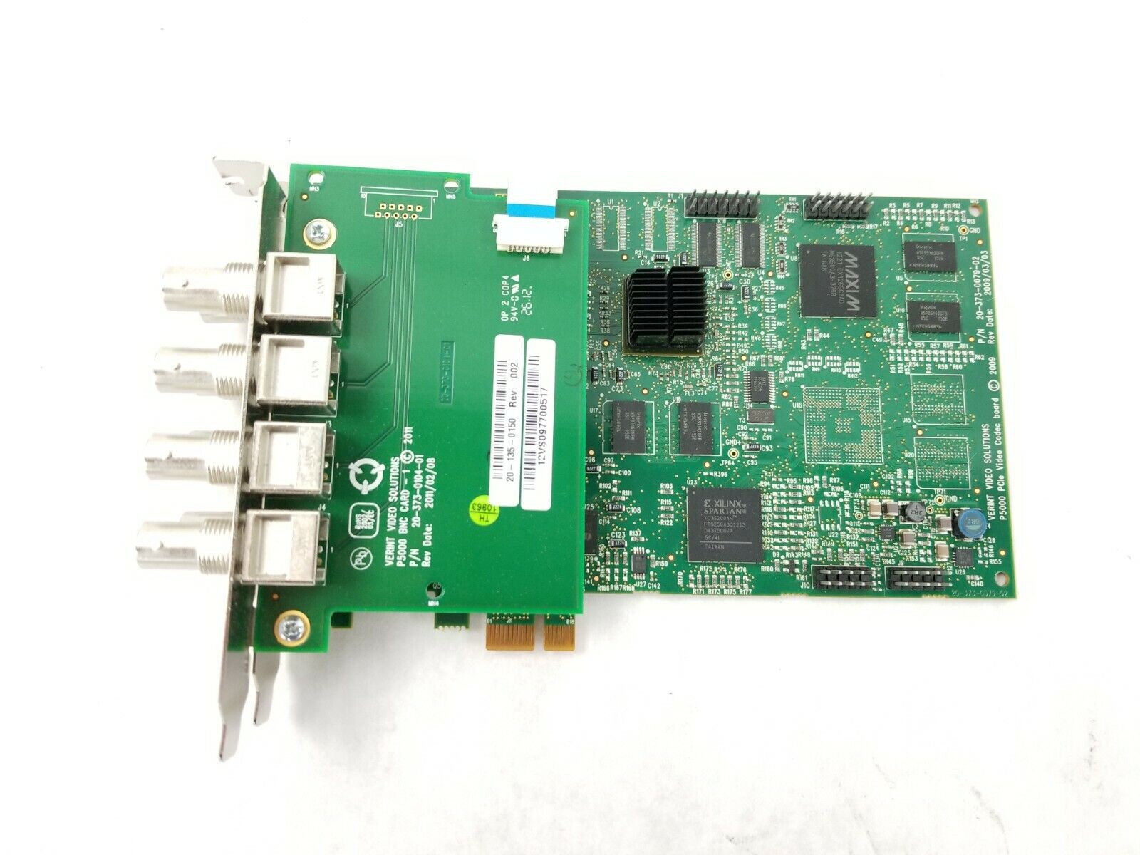 Verint Video Solutions P5000 PCIe Video Codec Board 20-135-0128