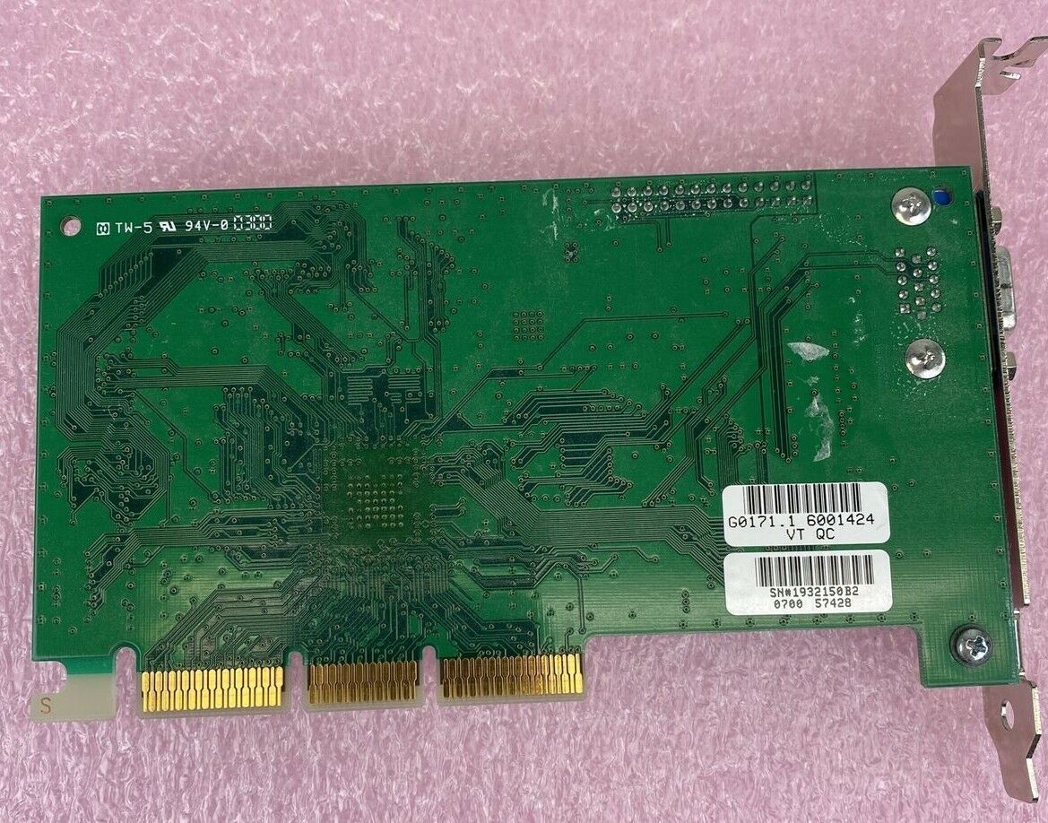 Gateway 6001424 NV996.0 Nvidia 16MB TNT2 M64 AGP Graphics Card (Lot of 2)