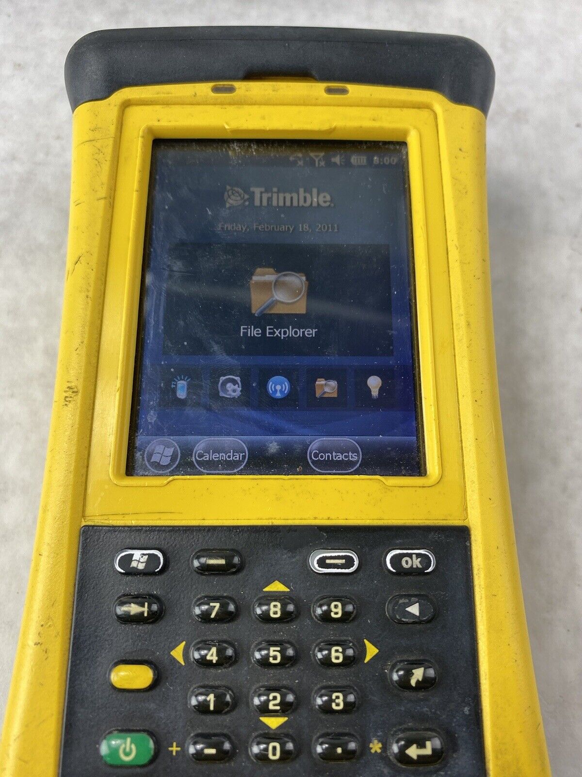 Trimble Nomad Ranger TSC3BW Data Collector Scanner Windows 6.5 Bluetooth GPS