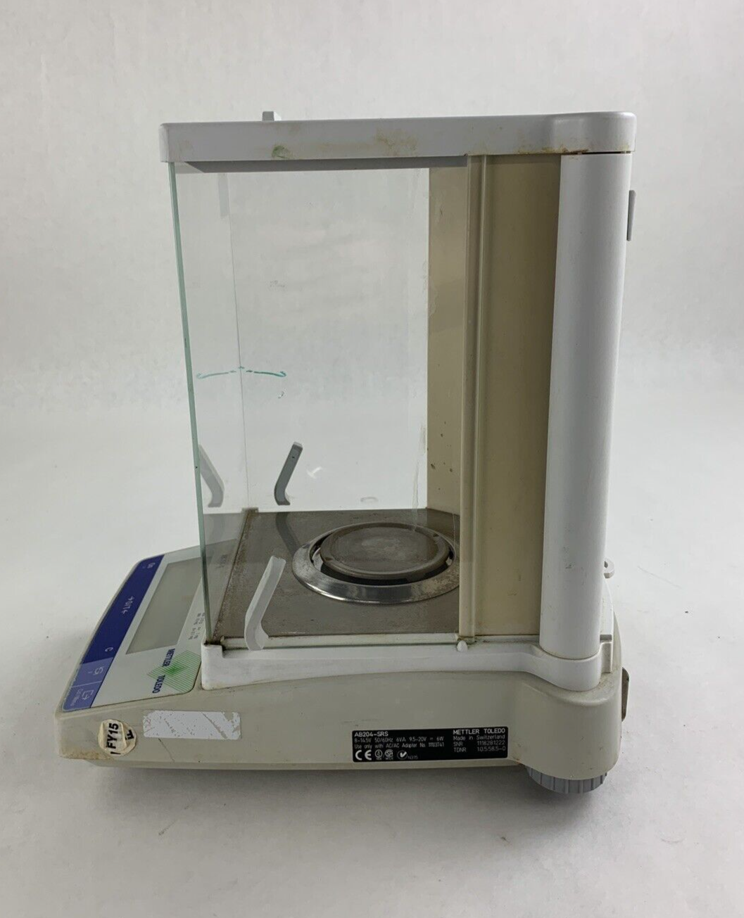 Mettler Toledo AB204-S Digital Balance Scale W/ Glass Top For Parts and Repair