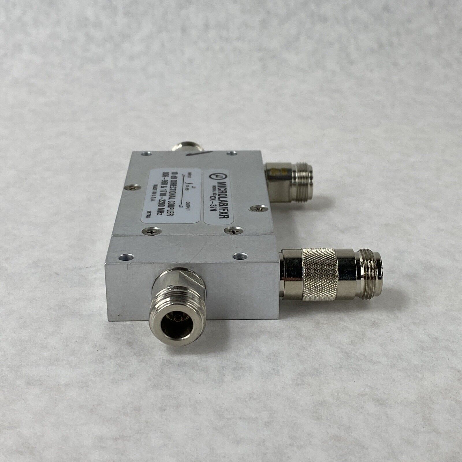 Microlab / FXR CK-37N 10 dB Directional Coupler 806-960 & 1710-2200 MHz