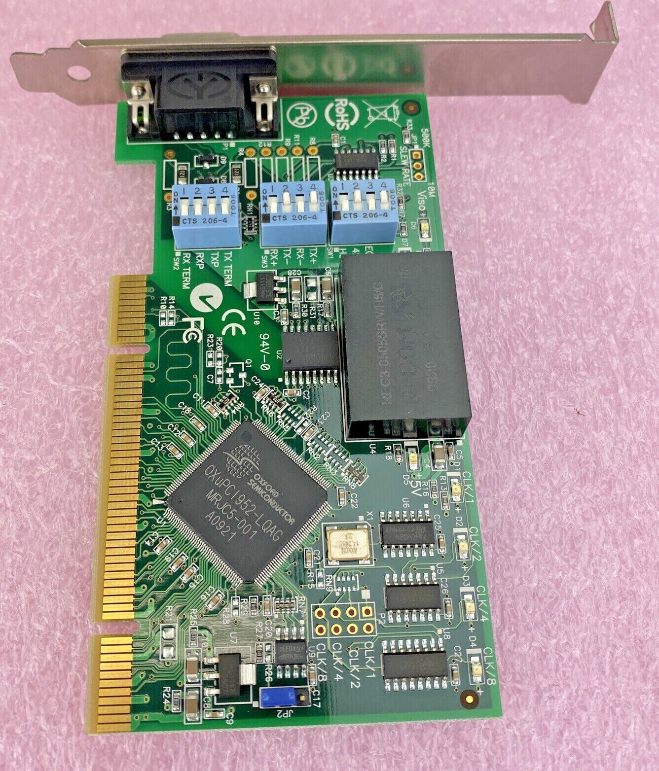 Axxon LF749KB REV. B PCI 1port Galvanically Isolated RS422/RS485 Serial Adapter