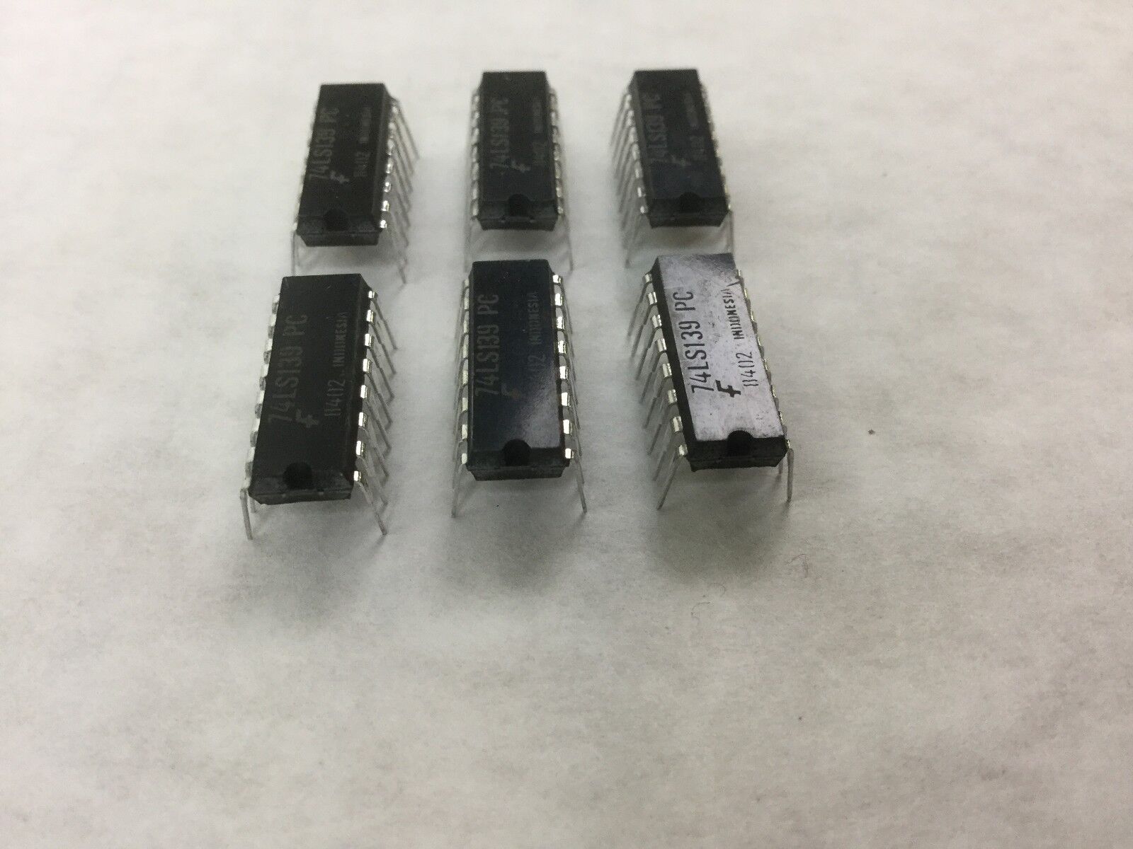 F 74LS139 PC, 16 Pin Dip (Lot of 6) NEW