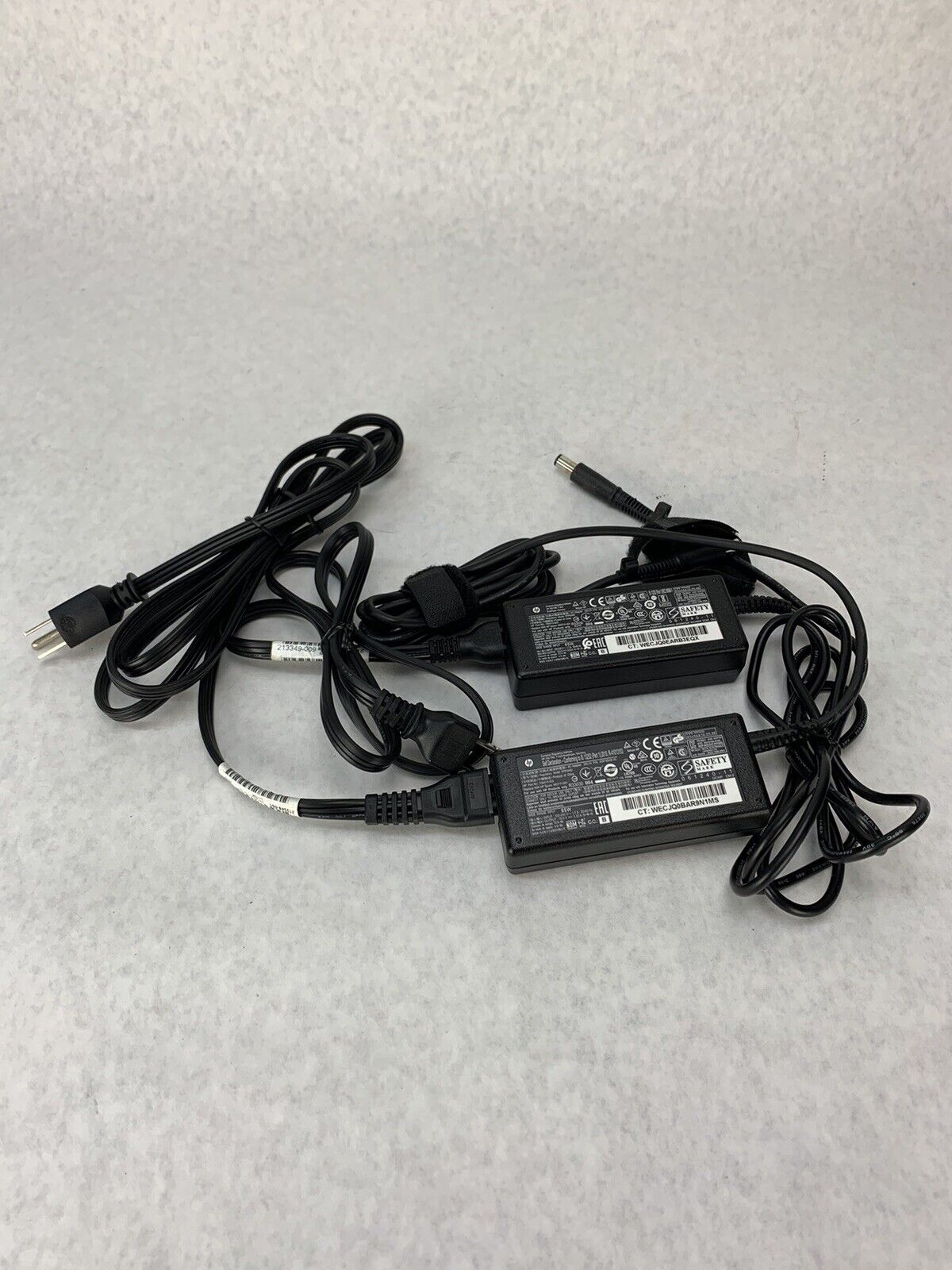 Lot 2 HP PPP009C Laptop Charger 19.5V Adapter 65W