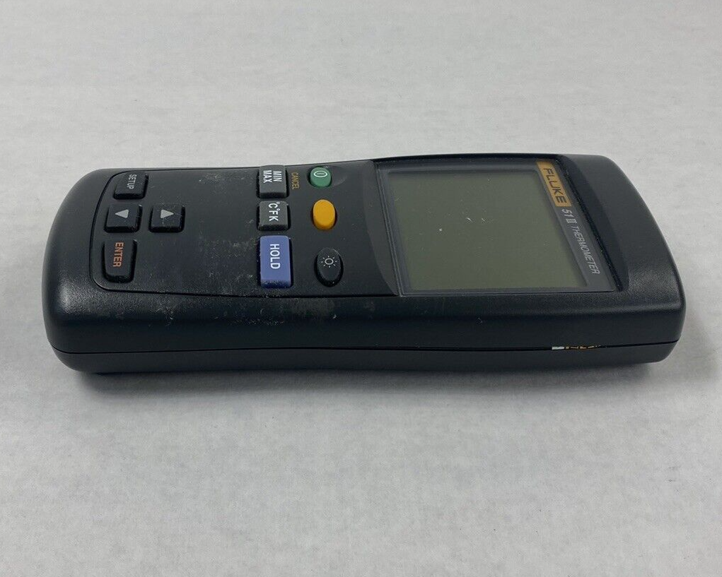 Fluke 51 II Single Input Digital Thermometer For Parts or Repair