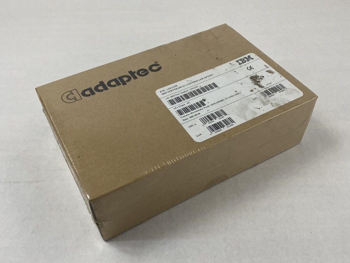 Adaptec IBM ServeRAID-6i + Controller Option P/N: 13N2190 Sealed