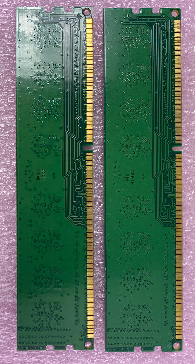 Lot( 2 ) 1GB Kingston KF680F-ELD DDR3 PC3-8500U 1066MHz 240Pin DIMM Desktop RAM