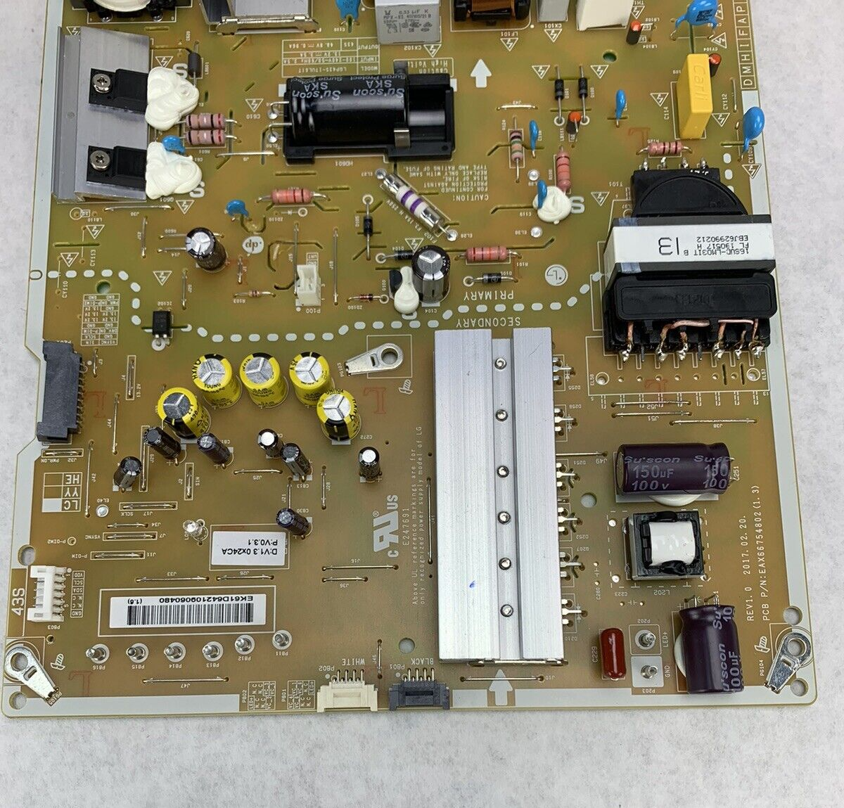 LG 435-17UL6IT Power Supply Board V0.3.1