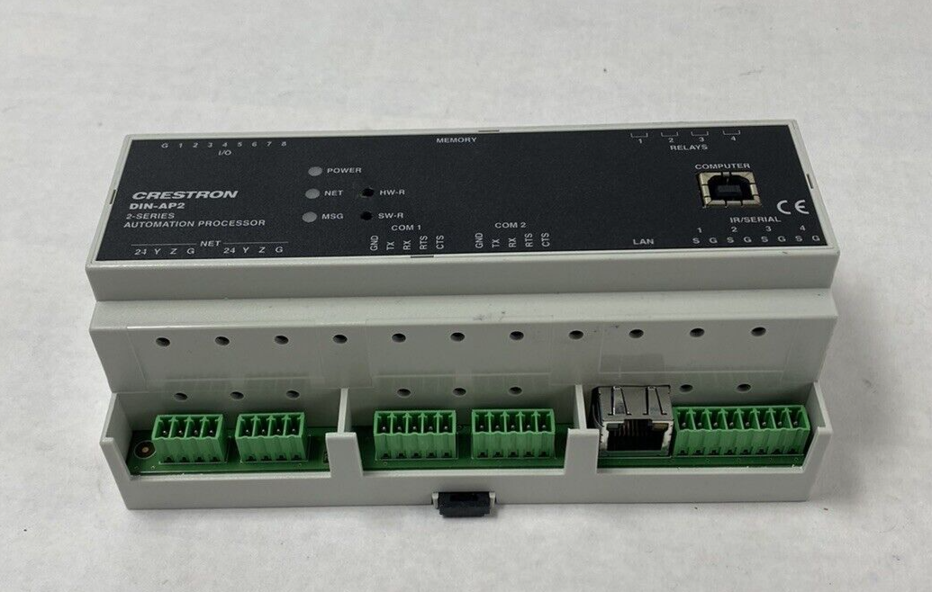 Crestron DIN-AP2 2-Series Automation Processor Untested No AC Adapter