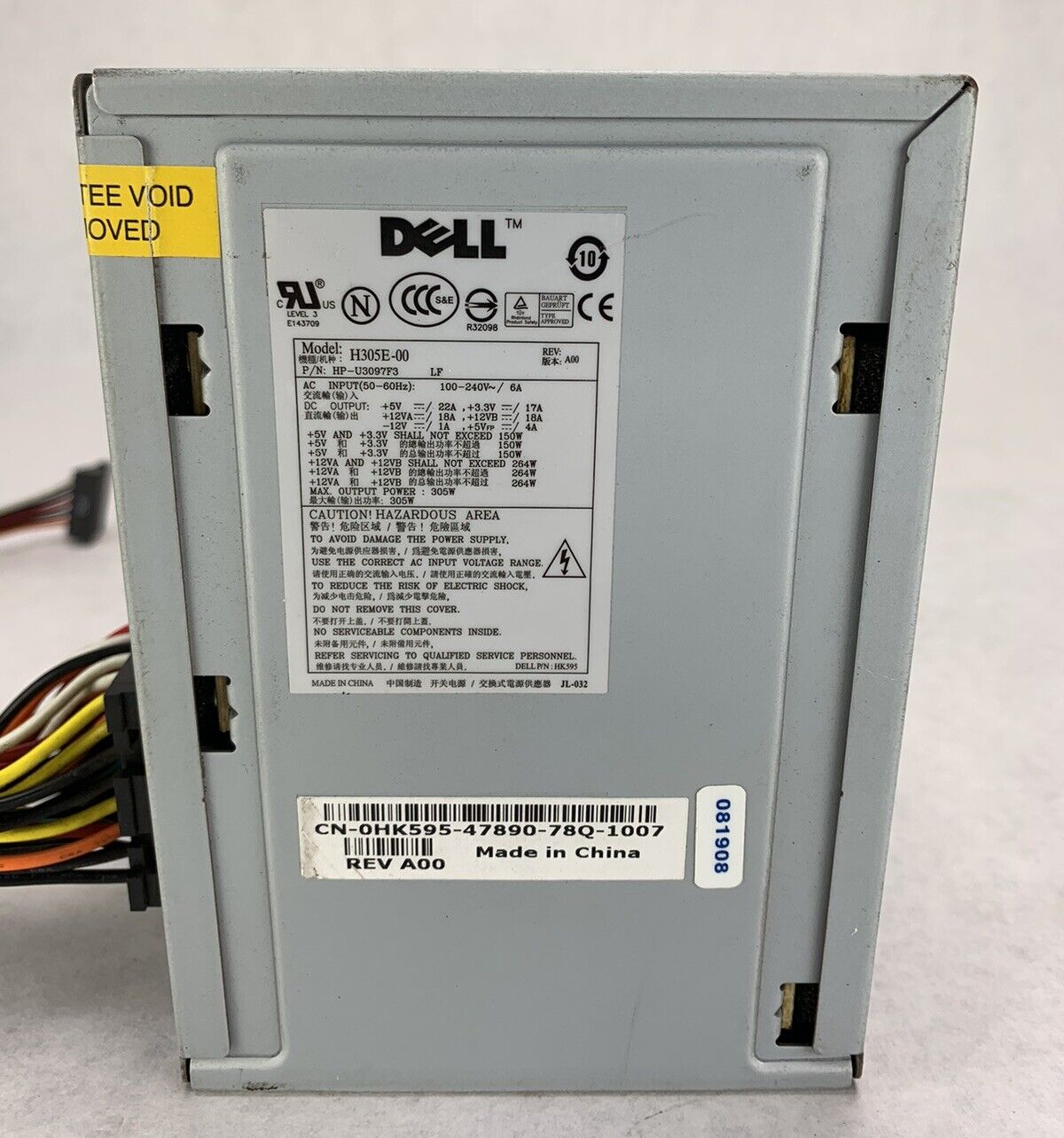 Dell Power Supply H305E-00