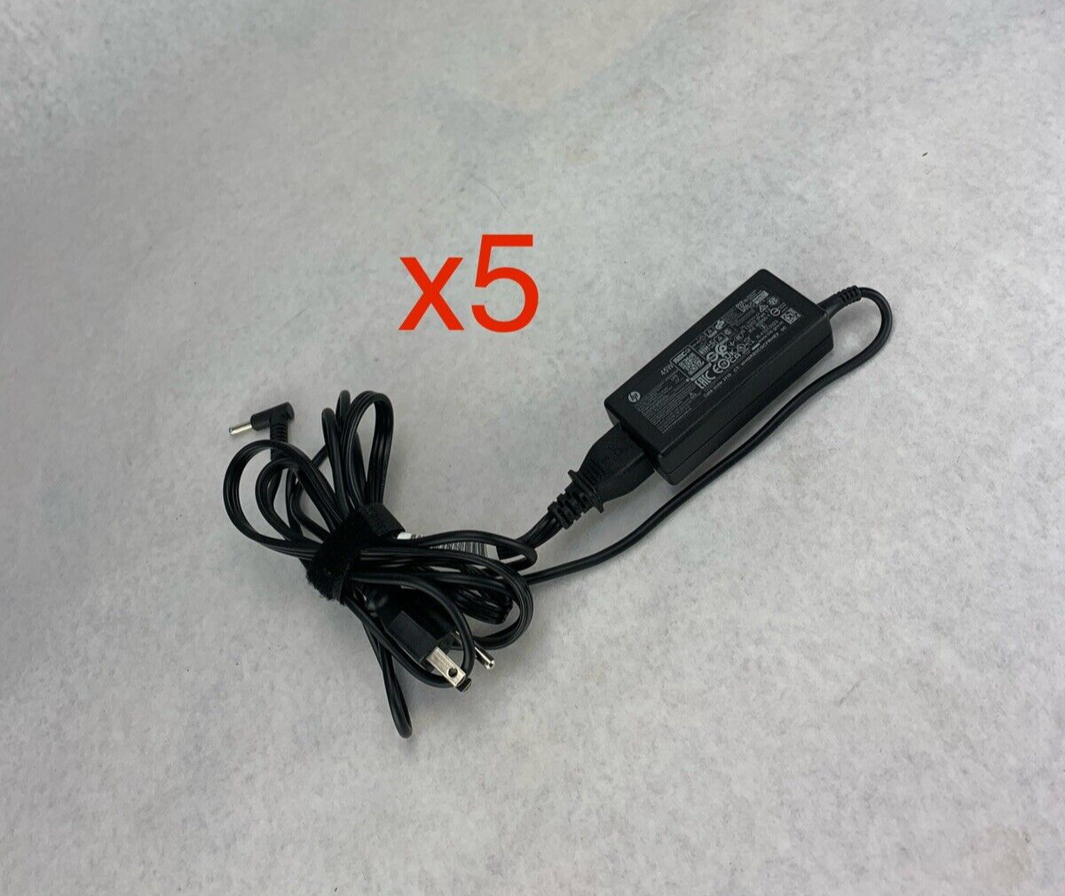 Mixed Lot of 5 HP Laptop Charger AC Adapter TPA-LA15 TPN-DA16 L25296-002 PPP009D