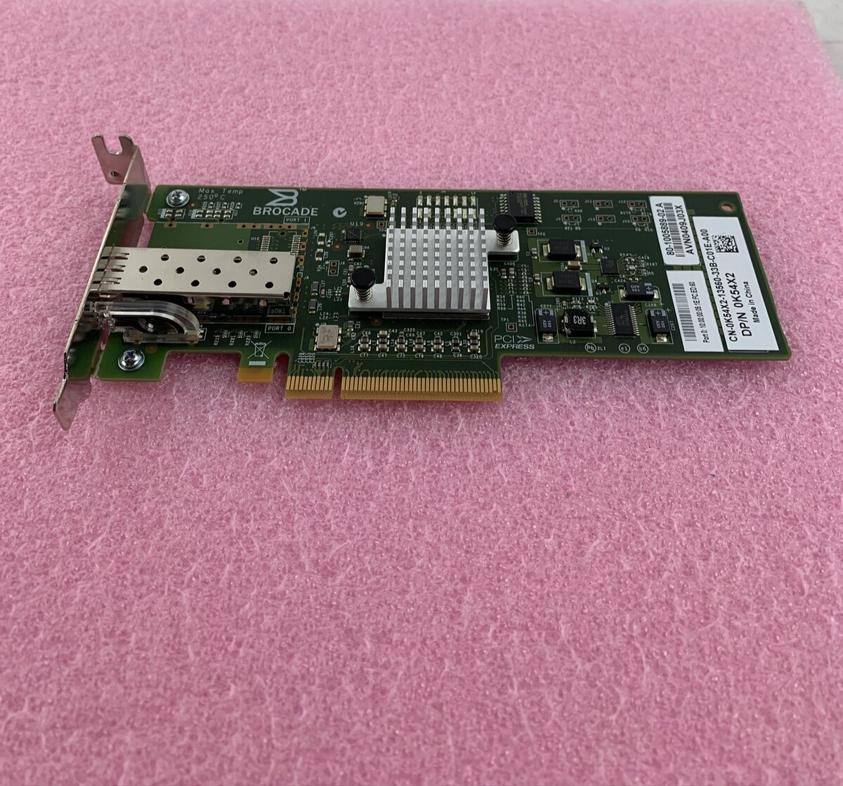 DELL K54X2 BROCADE 815 8GB SINGLE PORT PCI-E FIBRE CHANNEL HOST BUS ADAPTER