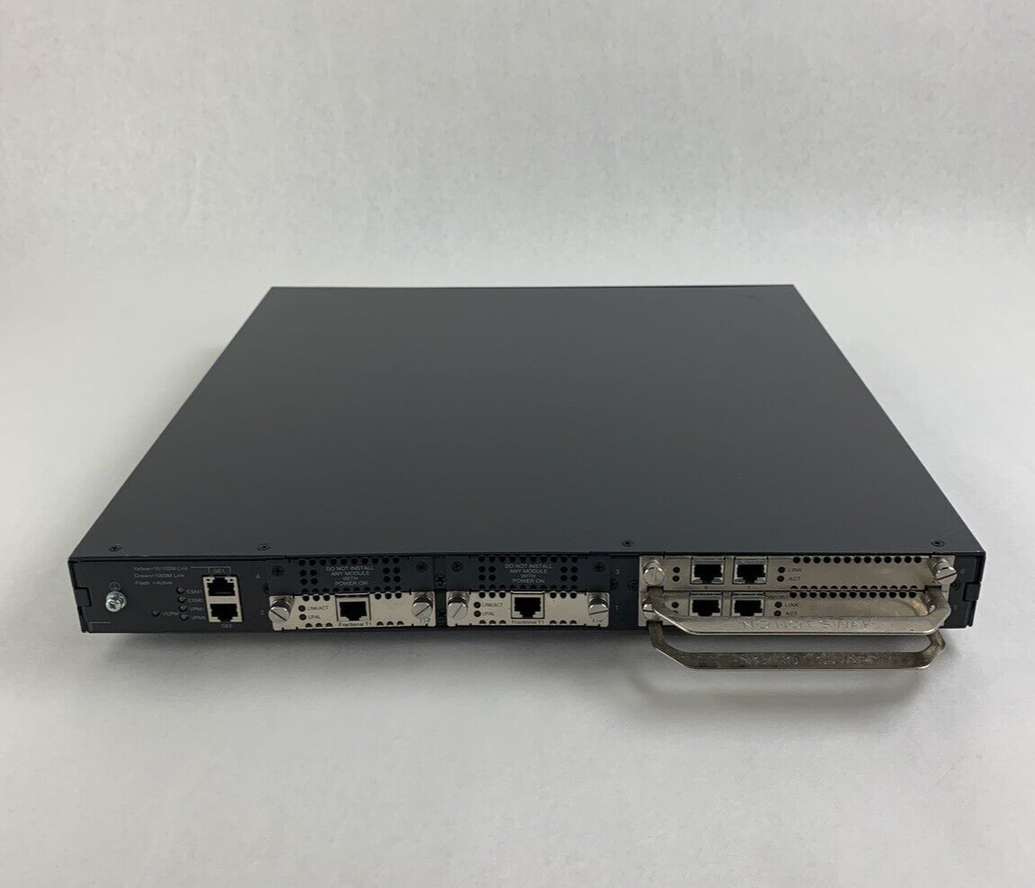 3COM MSR30-20 PoE Network Ethernet Switch Wiped Compact Flash w/ OS