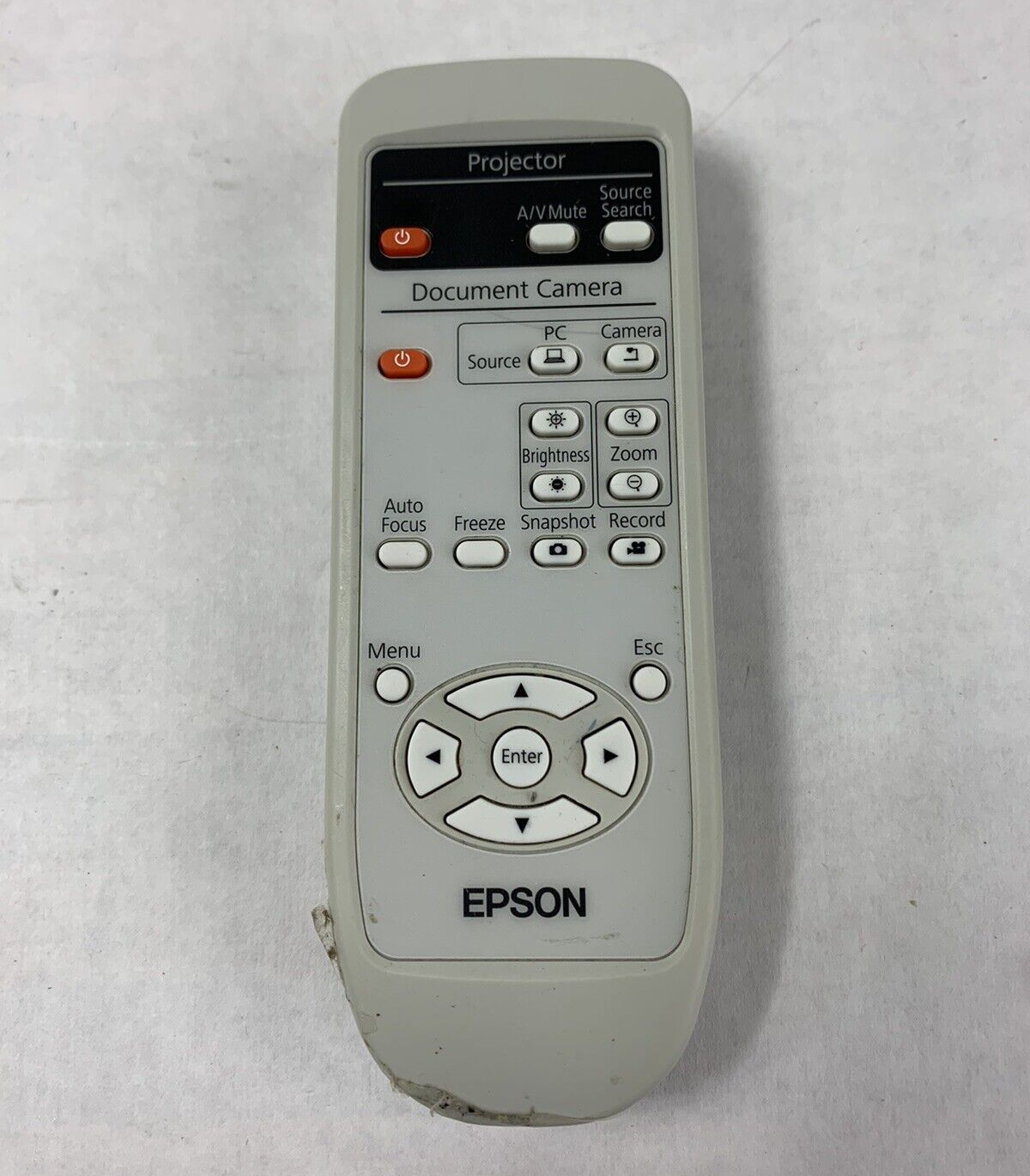 Lot of 2 Epson Projector Remote Controller 153867200