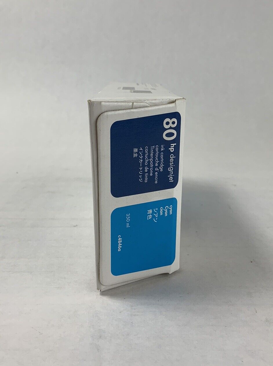 HP Cyan 350ml C4846A Ink Designjet 1000 (Lot of 2)