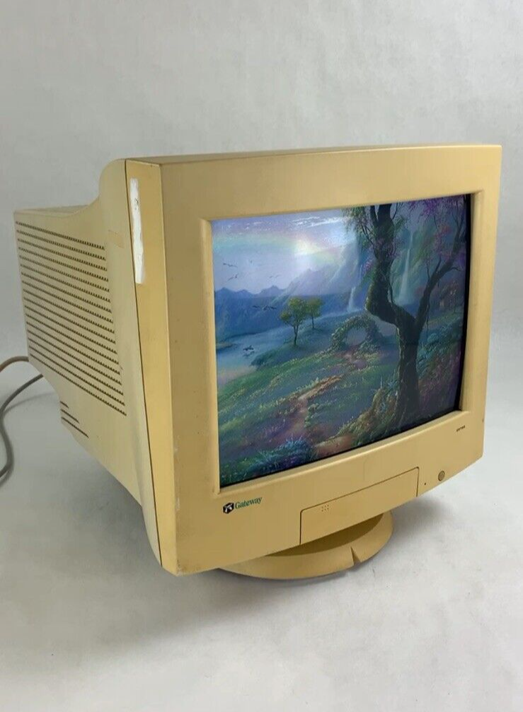 Gateway EV700 YE0711-01 VGA Color VGA CRT Monitor Retro Gaming Tested