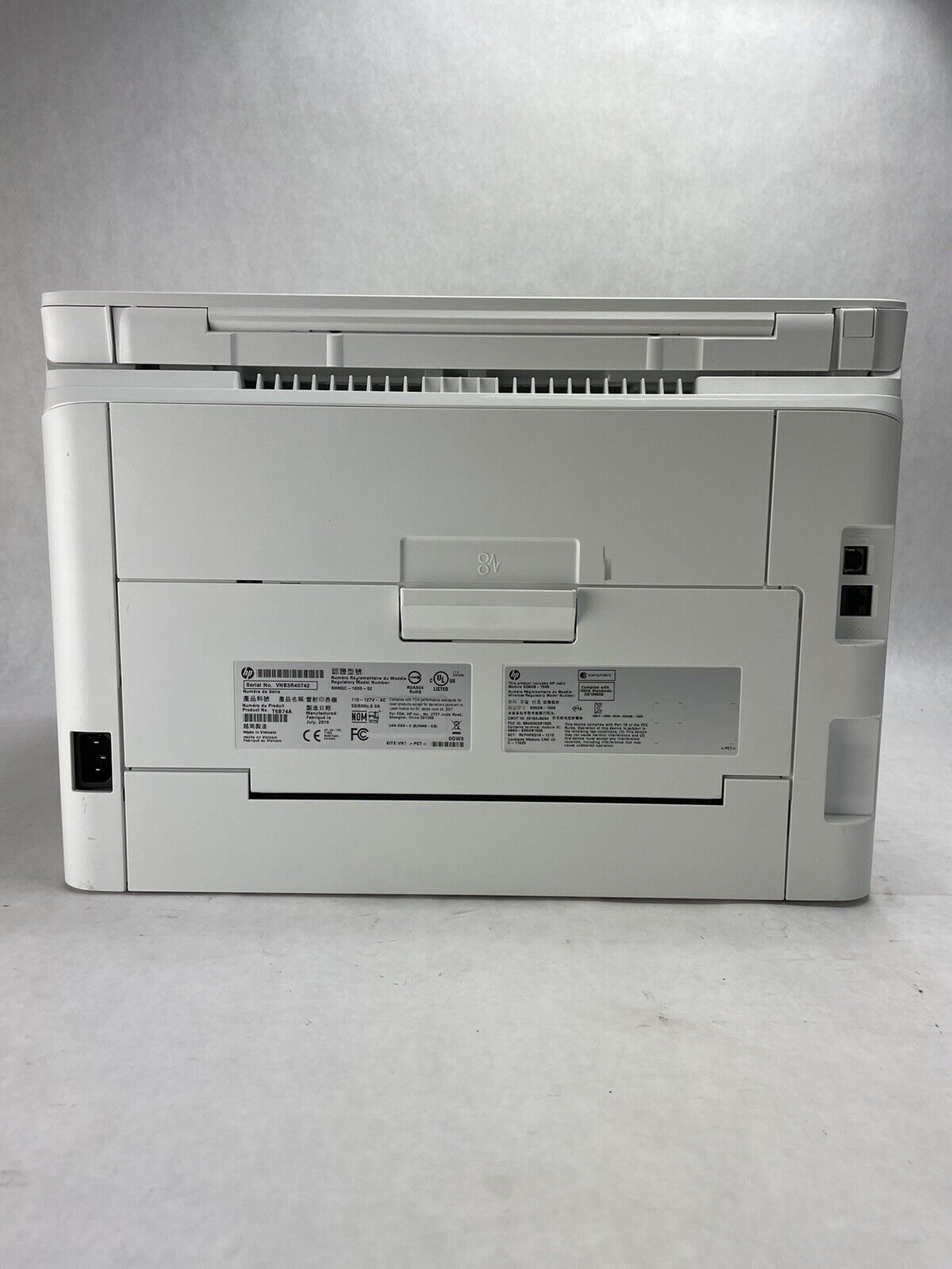 HP Color LaserJet MFP M180nw Printer Tested, No Cords