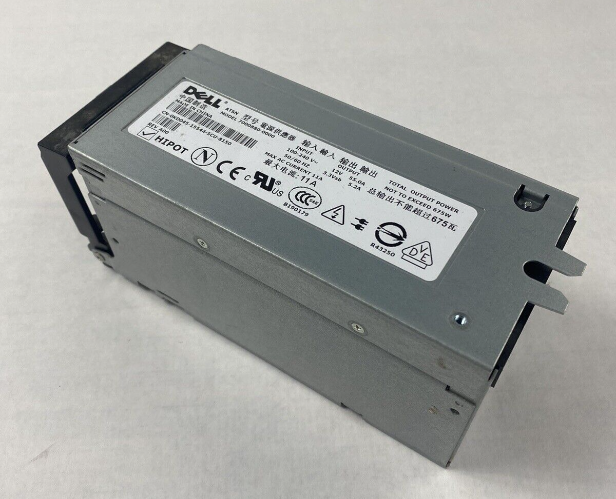 Dell 7000880-0000 DP/N: 0KD045 675W 12V 55.0A Power Supply Tested