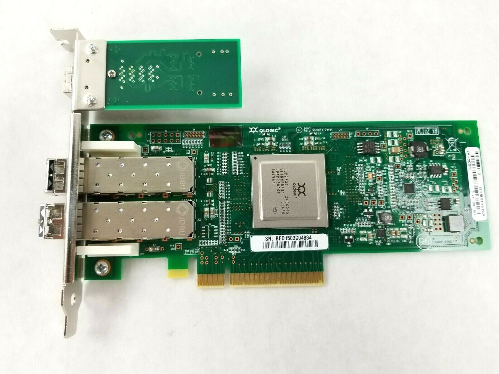 QLE2562 Qlogic SANBlade 8GB Dual Port Fibre PCI-E PX2810403-43 G