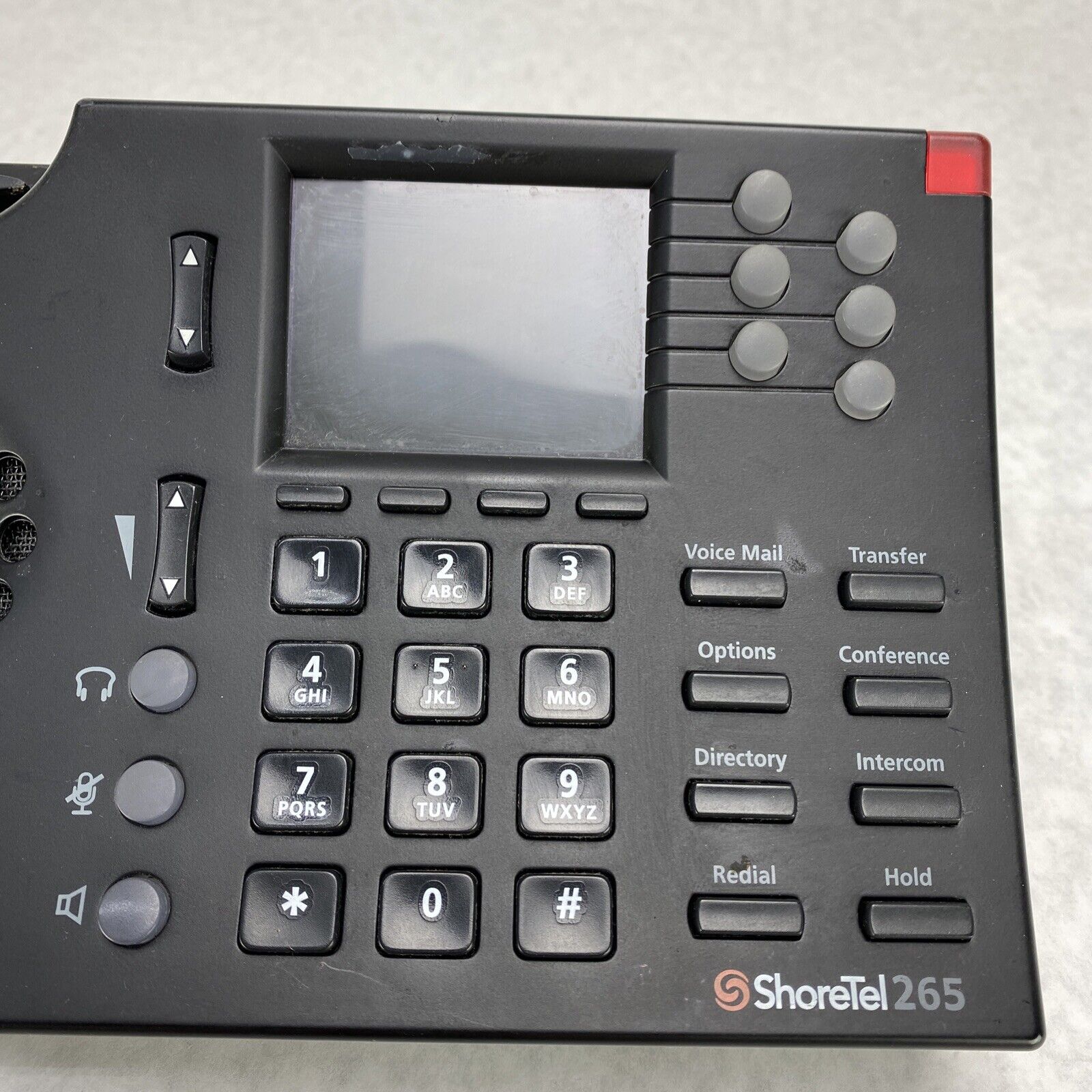 ShoreTel 265 Shorephone IP 265 10 VoIP Phone 6 Line Display w/ Stand + Handset