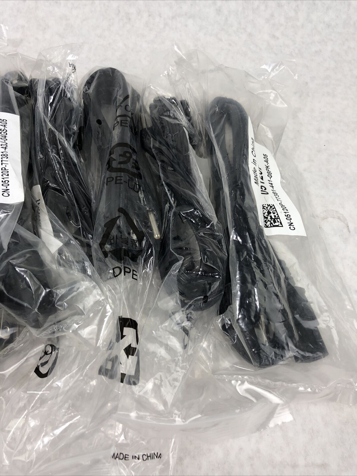 DELL 05120P Power Cable 6ft - Black (Lot of 10)