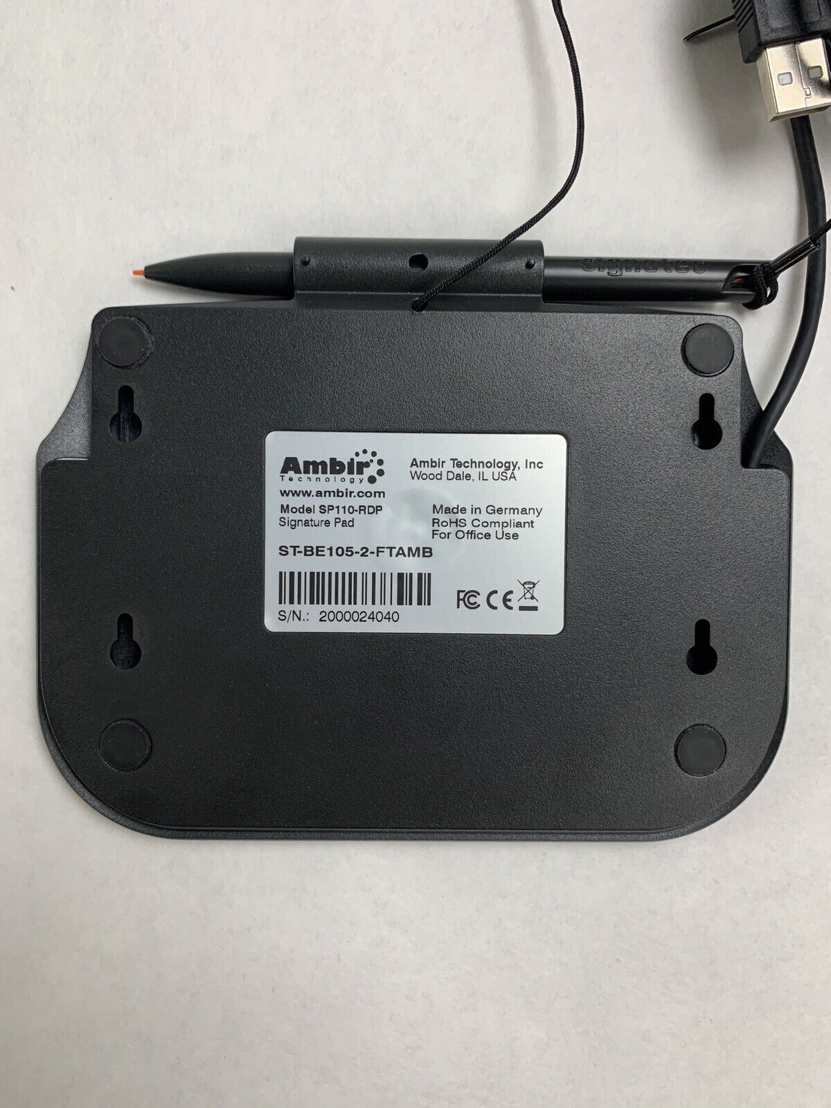 Ambir Technology SP110-RDP Ambir Imagesign Pro 110  Tested