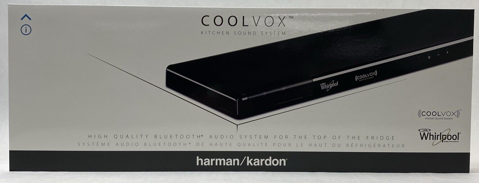 Whirlpool CoolVox Kitchen Sound System Bluetooth Harman/Kardon M4811-LF WRC36DB