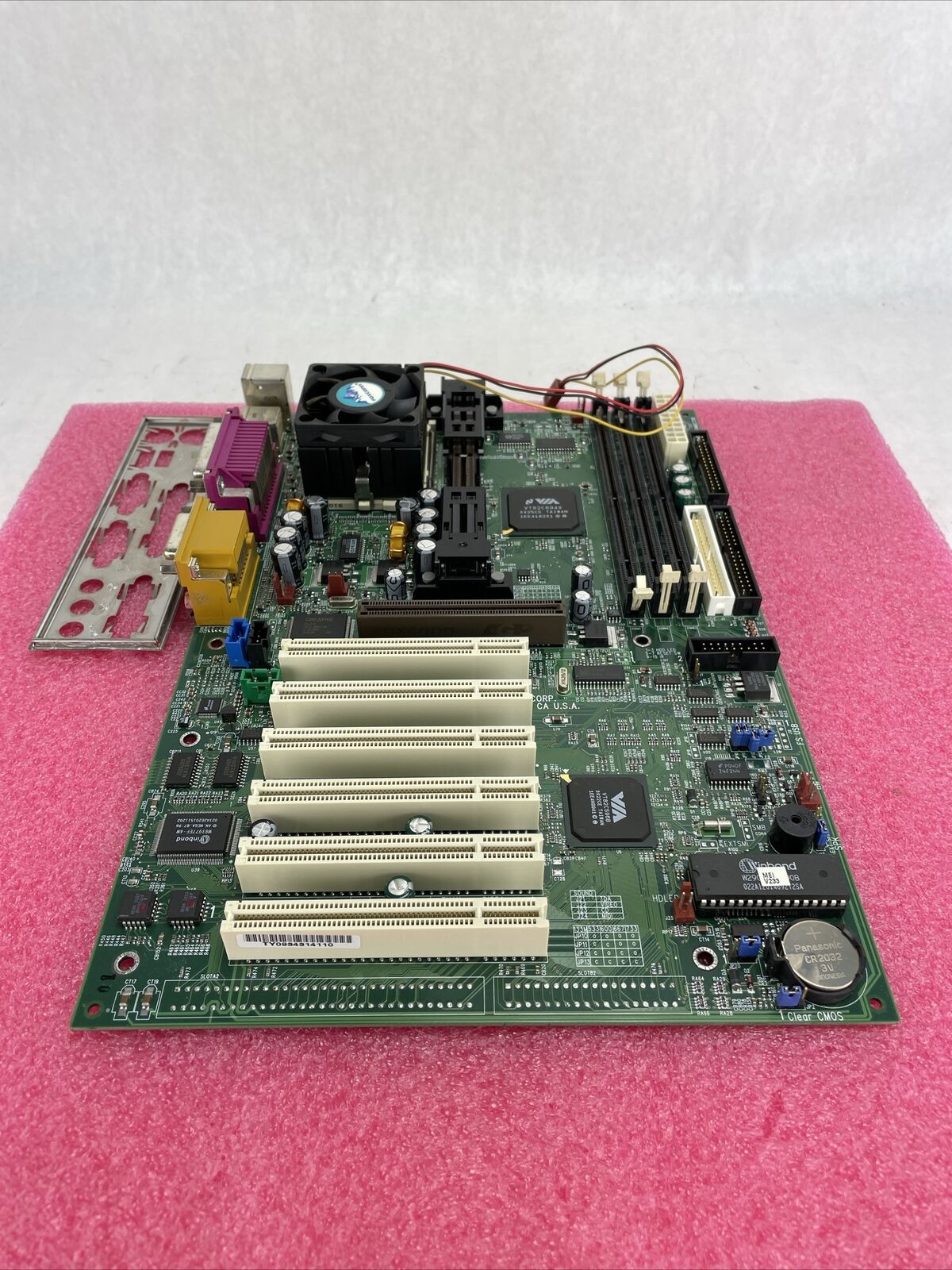 Tyan S1854 AGPx4-PCI-ISA Motherboard Intel Pentium III 866MHz No RAM w/Shield