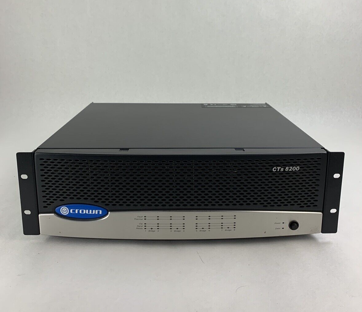 Crown CTS 8200 Rack Mount 8-Channel Professional Power Amplifier Tested