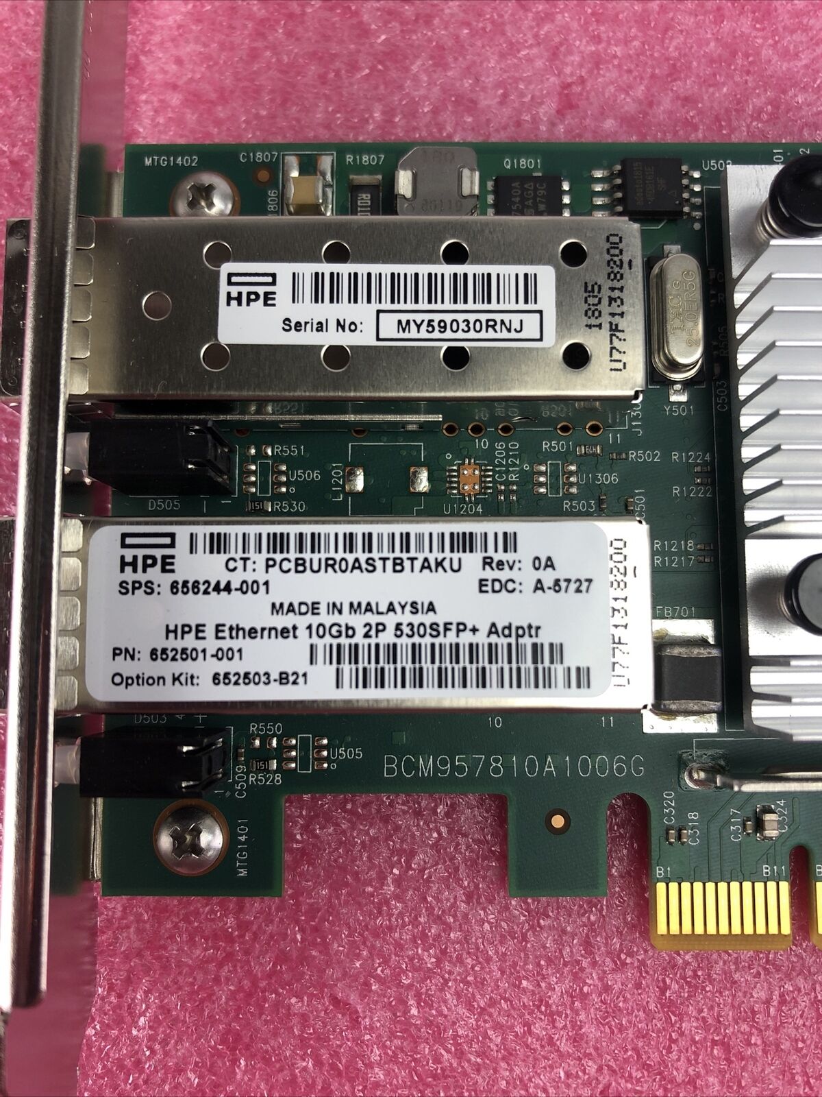 HPE Ethernet 10GB 2P 530SFP 652501-001