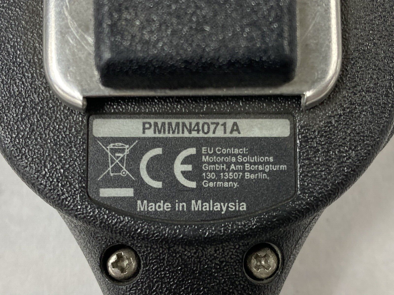 Motorola PMMN4071A Remote Speaker For Parts or Repair