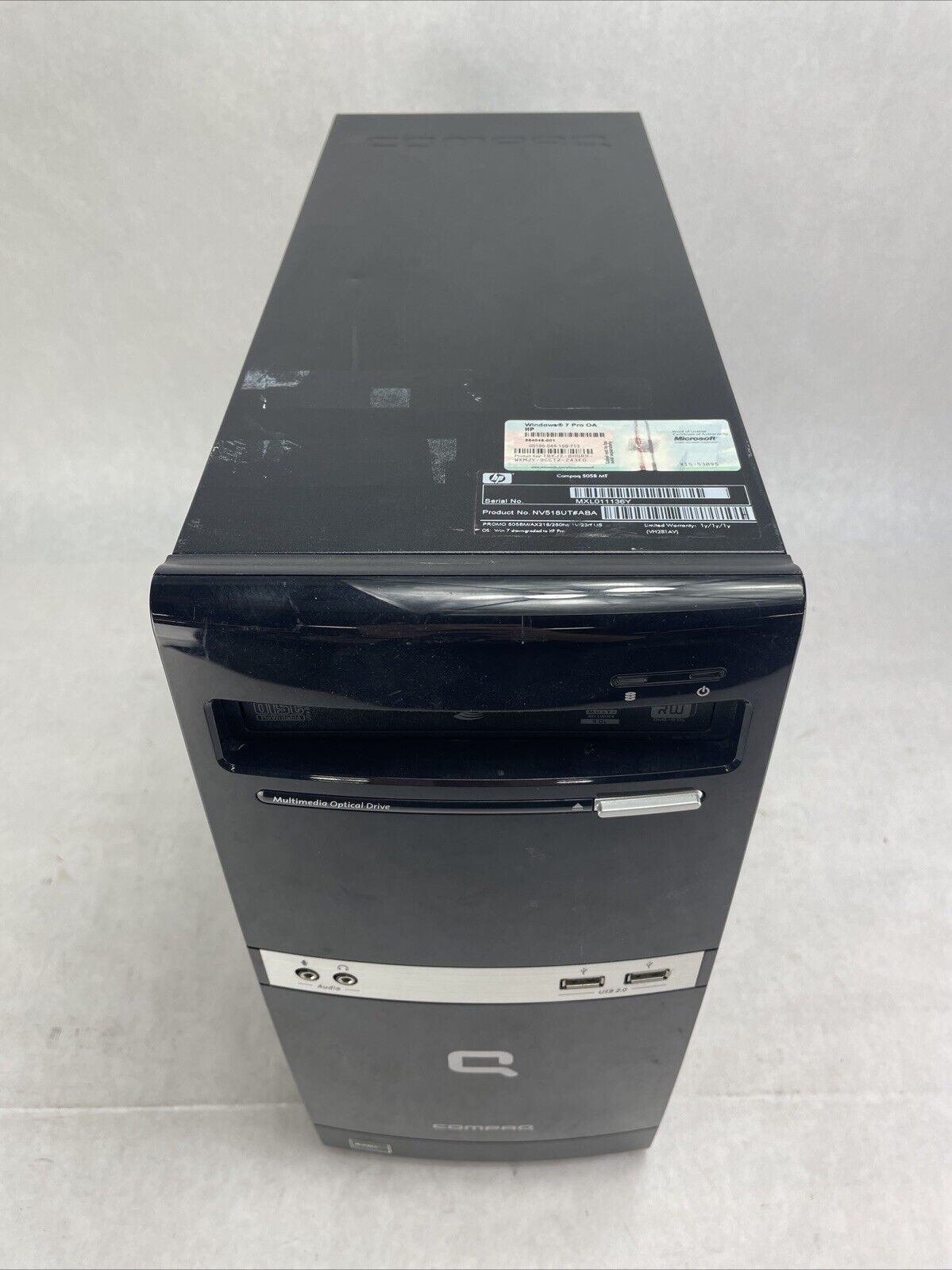 HP Compaq 505B MT AMD Athlon 2 x2 215 2.7GHz 4GB RAM No HDD No OS