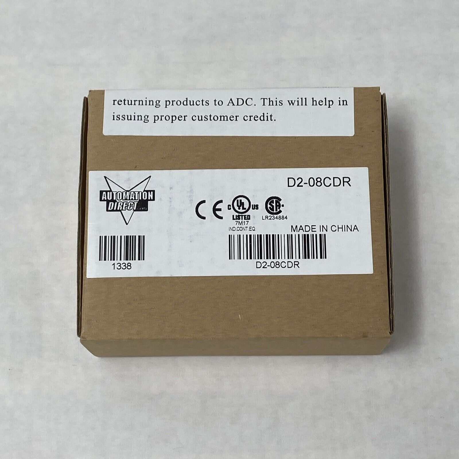 Automation Direct D2-08CDR Output Module