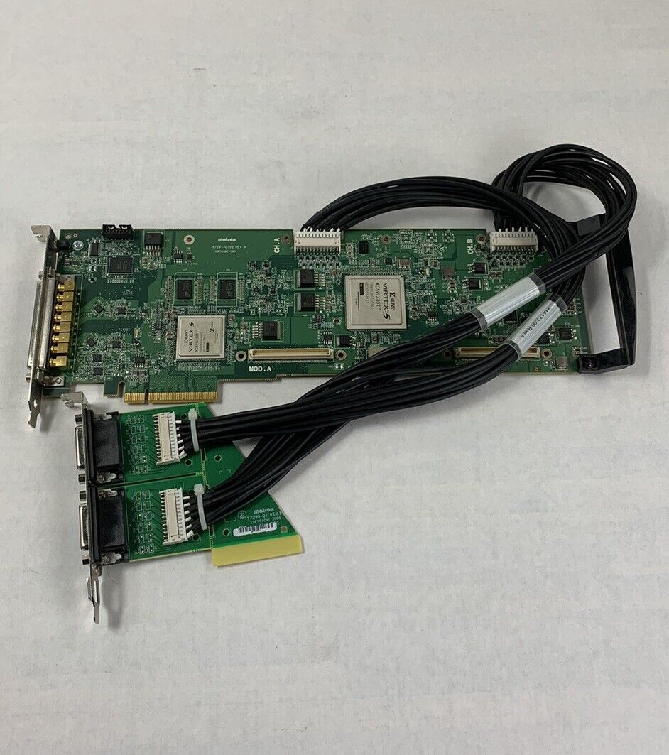 Matrox XMIO2/24/6000 Developer Card Video Capture with XMI02/24/CBL Module XMI02