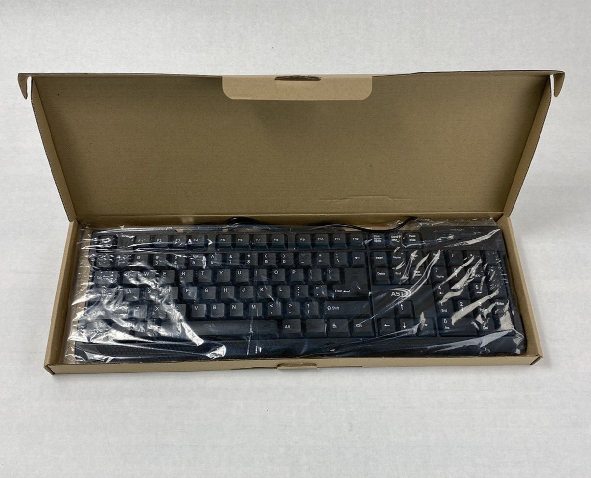 AST Kin-16 Wired Keyboard And AST 3D Optical Mouse