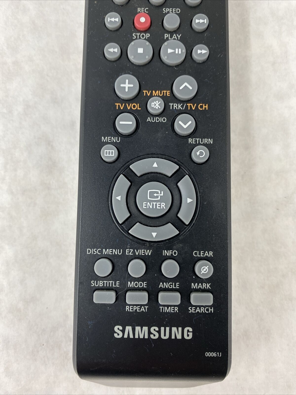 Samsung 00061J VR7147 TV DVD VCR Remote Control