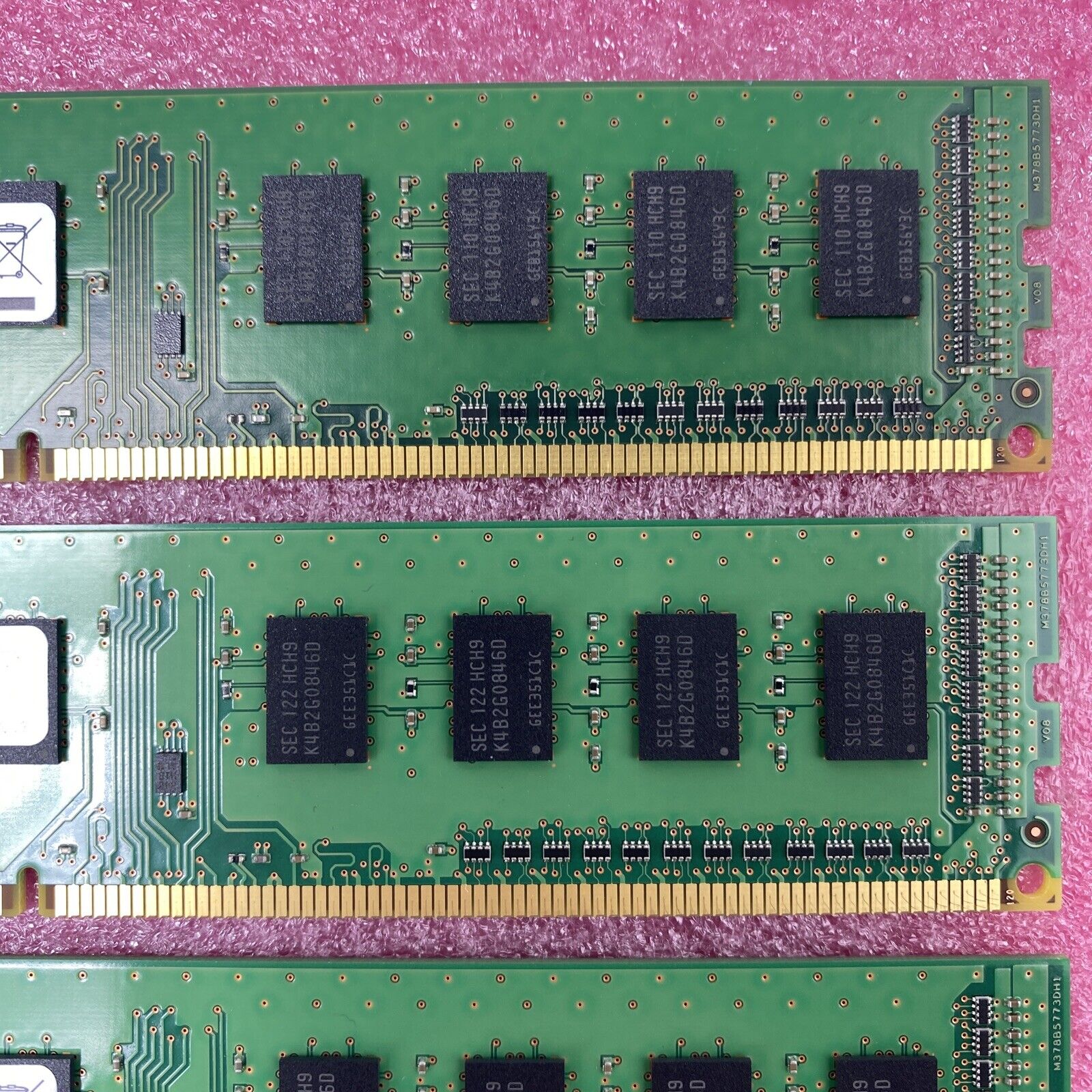 Lot ( 8 ) 2GB Samsung M378B5773DH0-CH9 1Rx8 PC3-10600U DDR3-1333MHz Desktop RAM