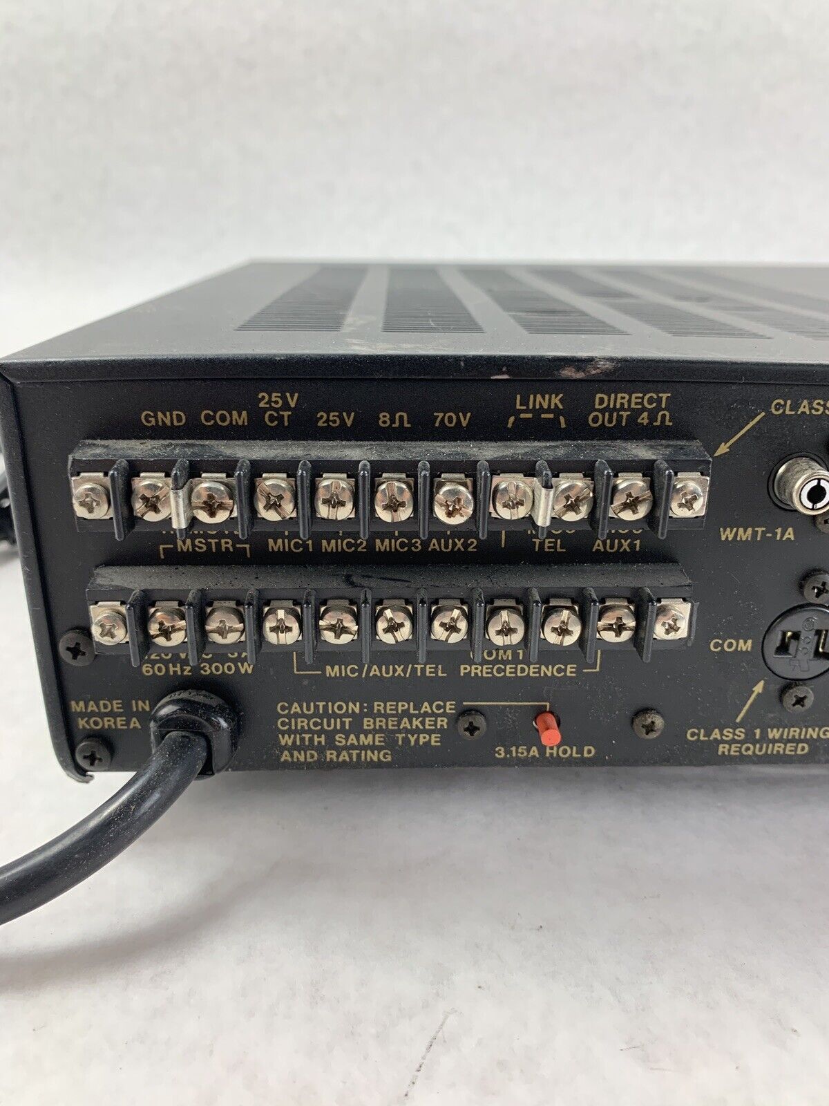 Bogen GS-150 Gold Seal Series Amplifier GS-150 Equalizer Power Tested for Parts