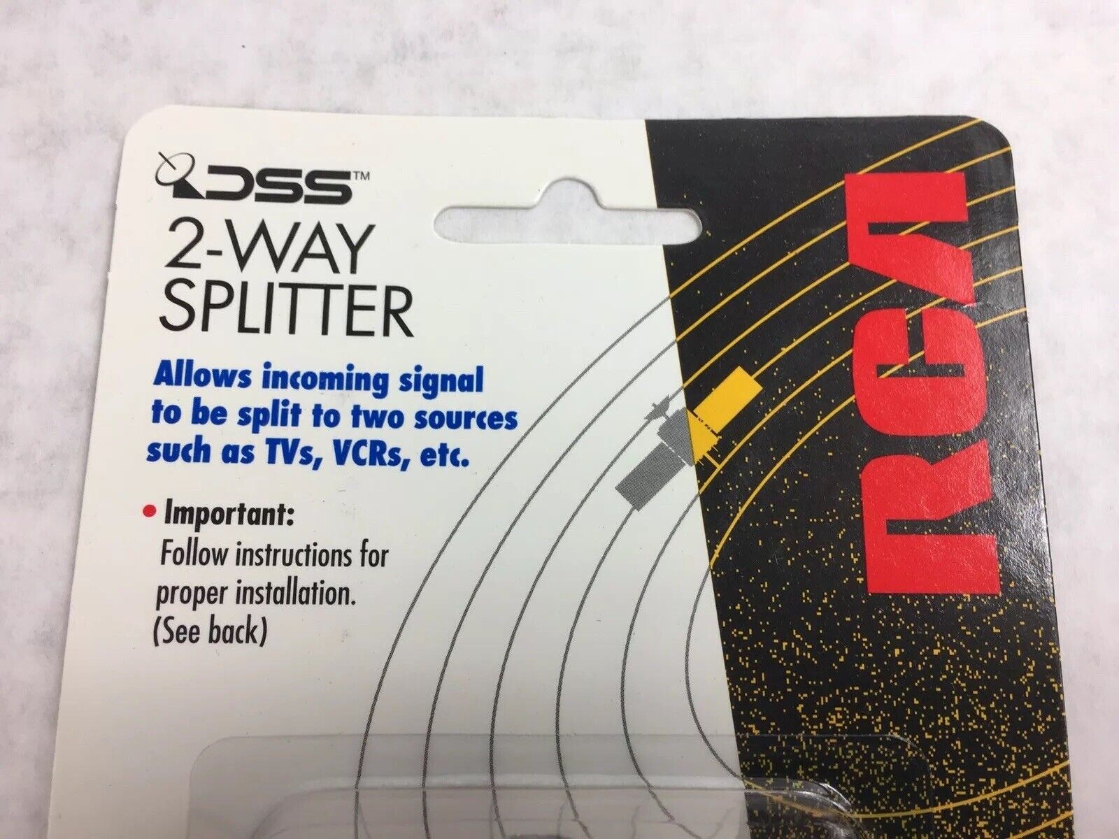 DSS RCA 2 Way Splitter D2271 40-2050 MHz (Lot of 8)