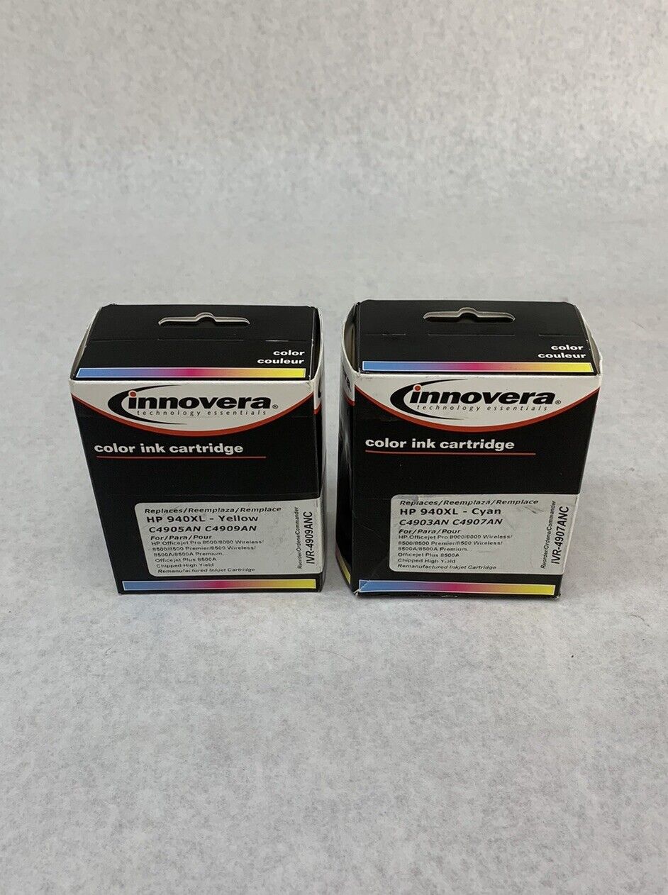 Innovera Color Ink Cartridge HP 940XL Cyan + Yellow