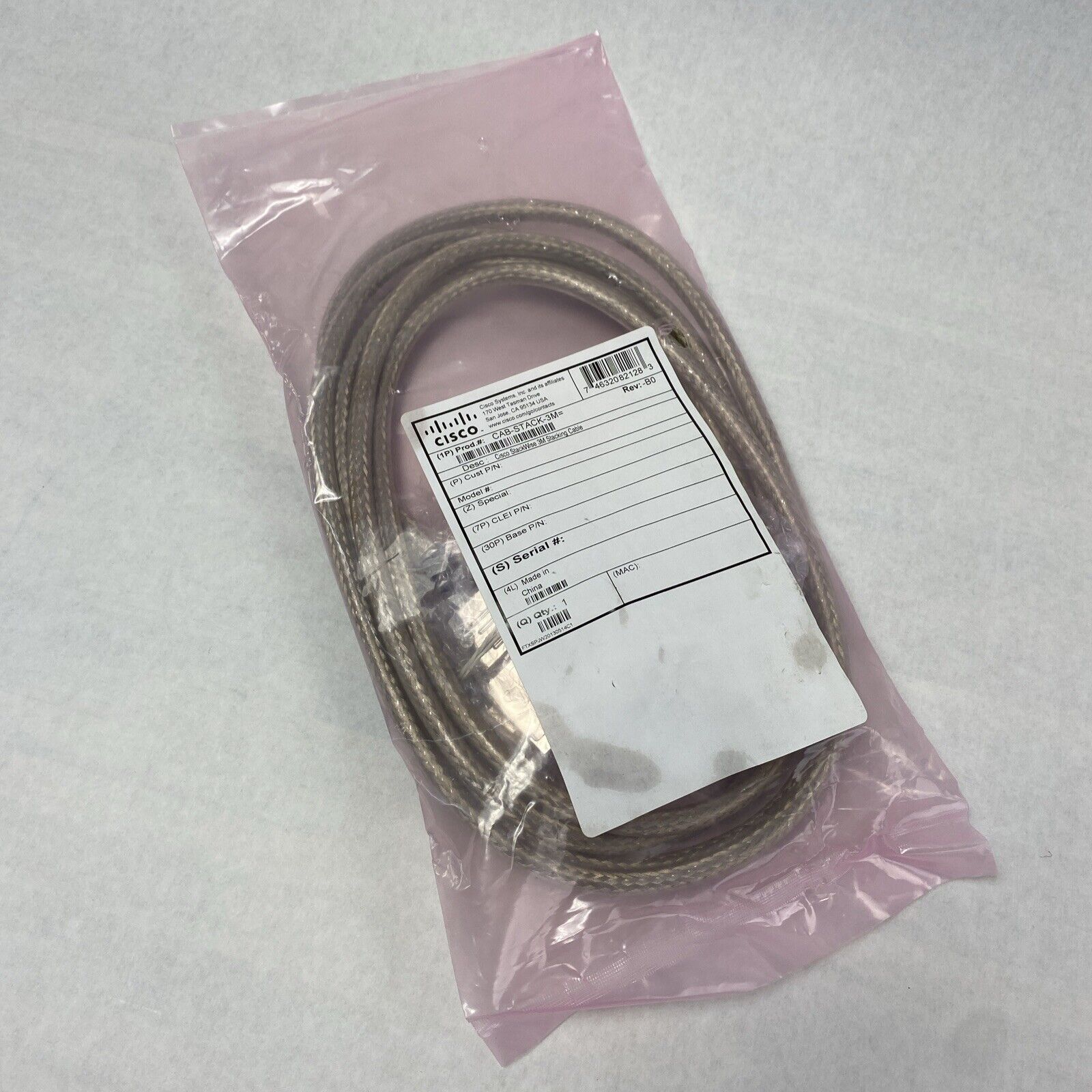 Cisco CAB-STACK-3M StackWise 3M Stacking Cable 72-2634-01