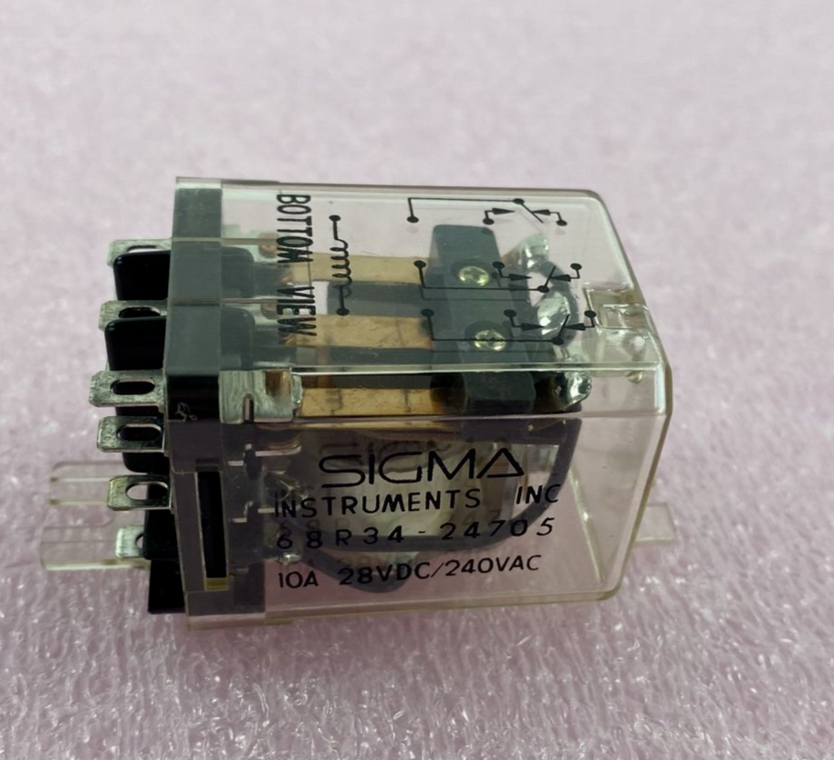 SIGMA Instruments Relay 68R34-24705 10A 28VDC/240 VAC