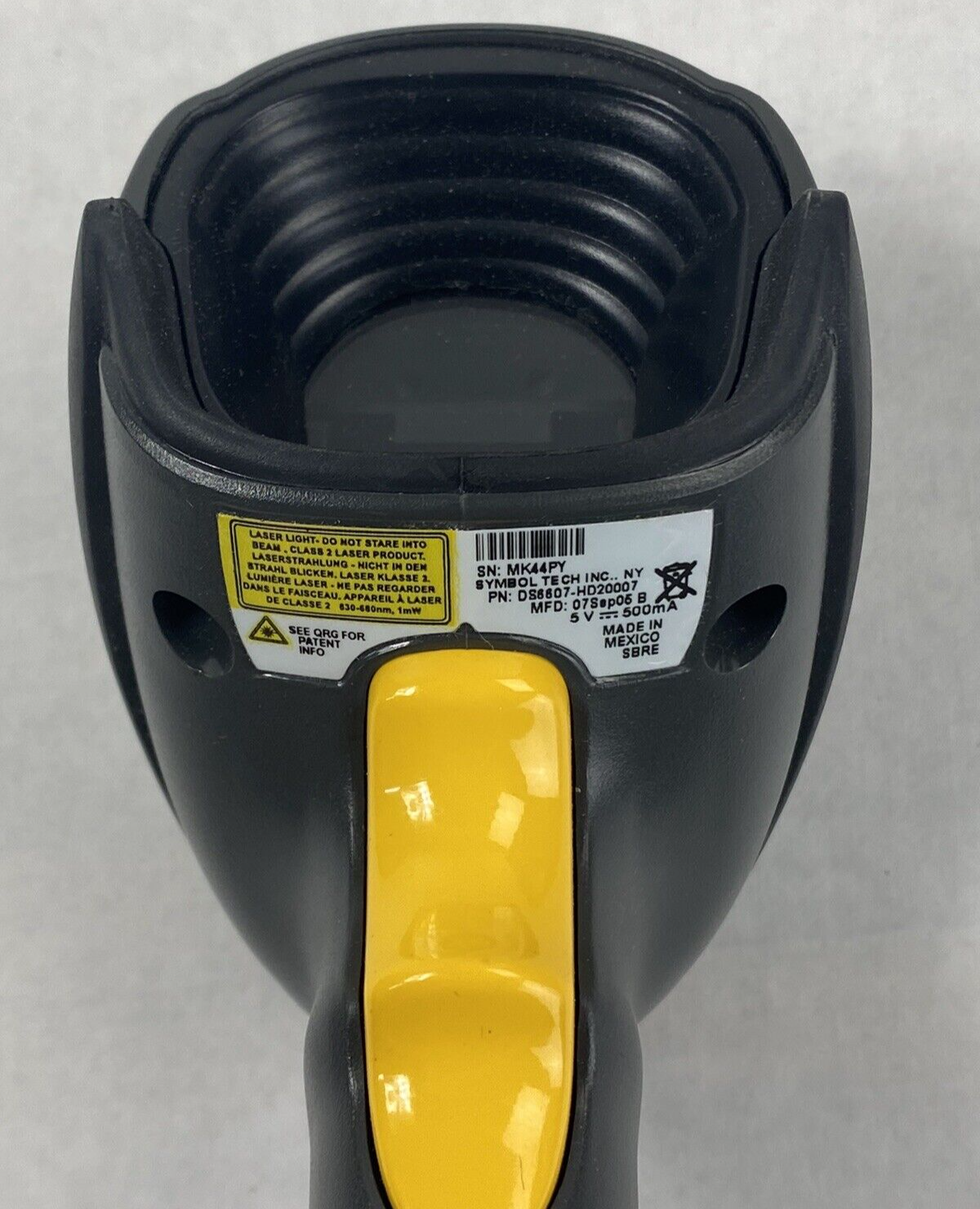 Symbol DS6607-HD20007 Handheld USB Barcode Scanner Tested