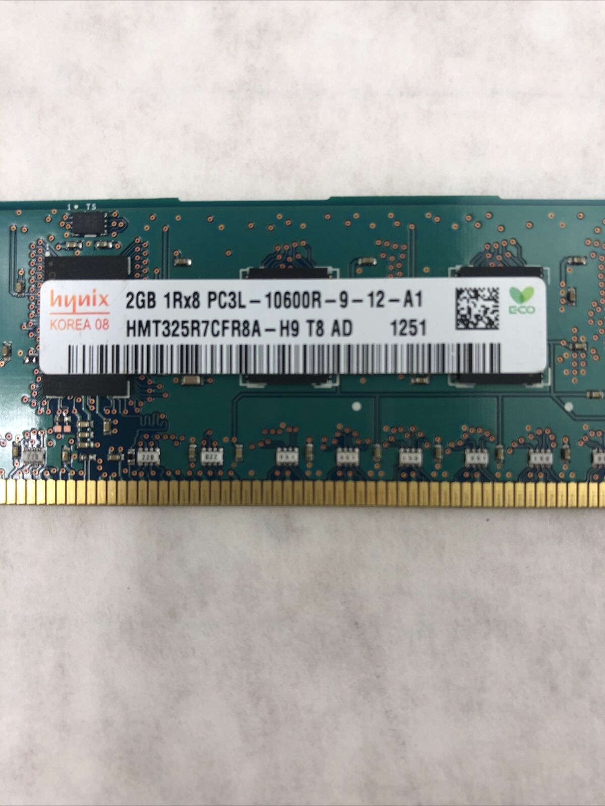 Hynix HMT325R7CFR8A-H9 T8 AD PC3L-10600R 2GB DDR3 Memory