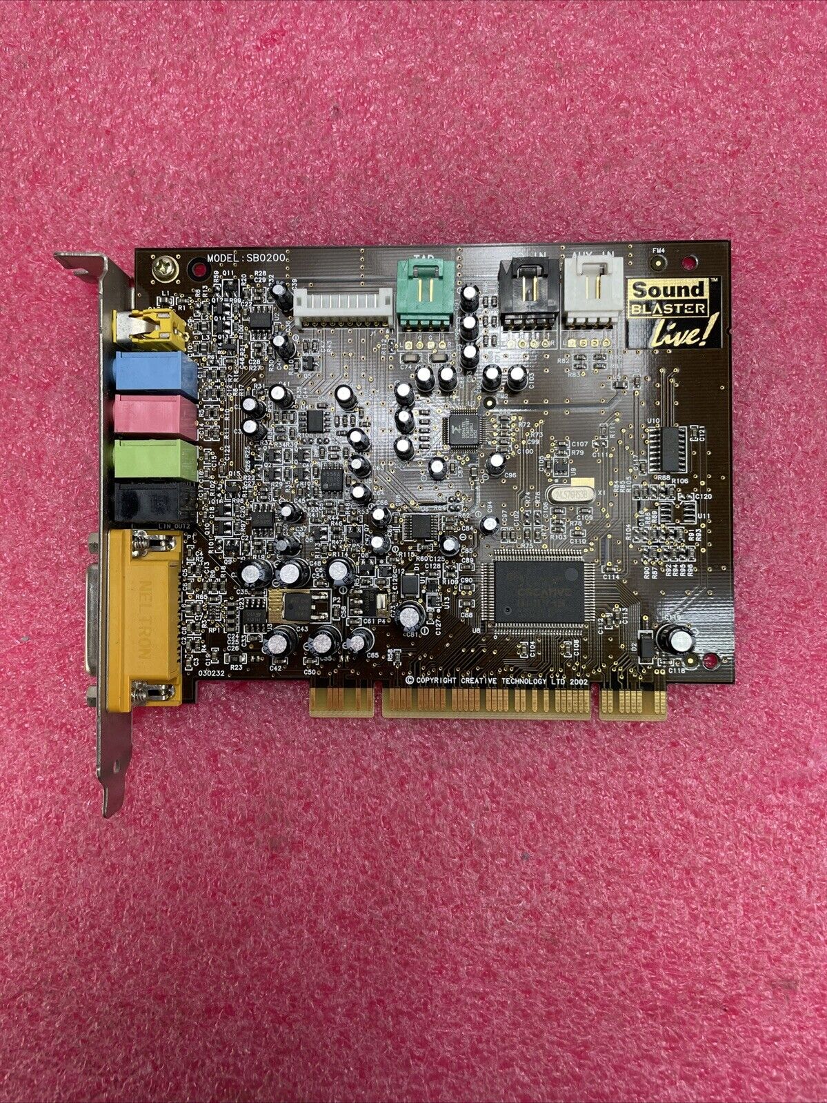 Creative Labs Sound Blaster Live! SB0200 PCI Audio Card